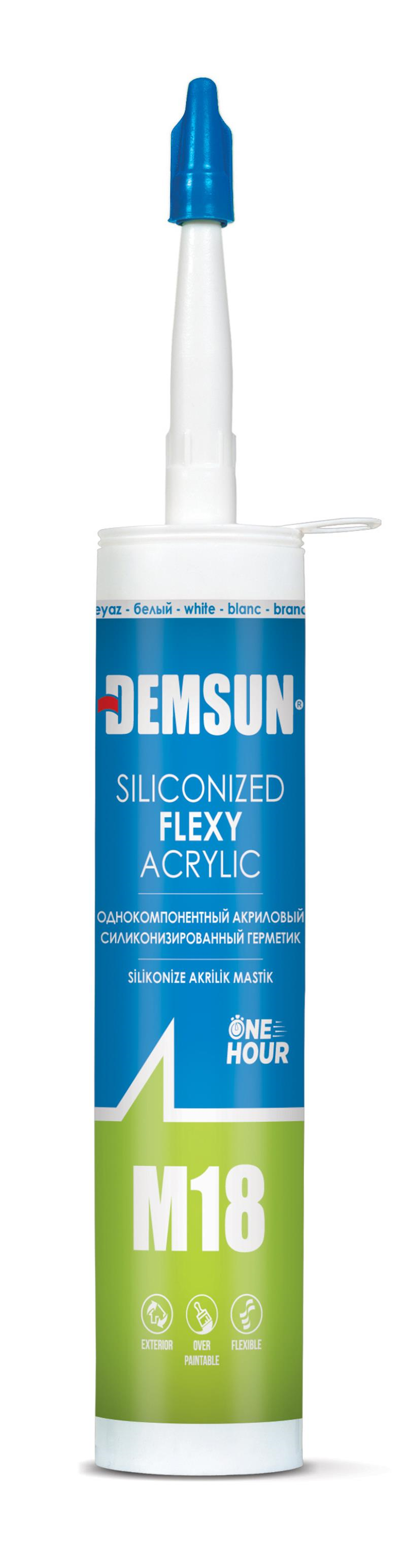 DEMSUN M18 SILICONIZED ACRYLIC SEALANT 310ML WHITE