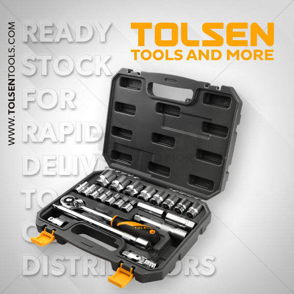 Socket Set  1/2 inch   22 Piece