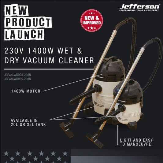 Wet&Dry Vacuum Cleaner 20L or 35L