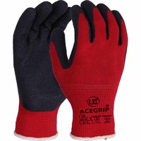 AceGrip®-RED - Premium Colour Coded Latex Grip Glove - Safety Glove