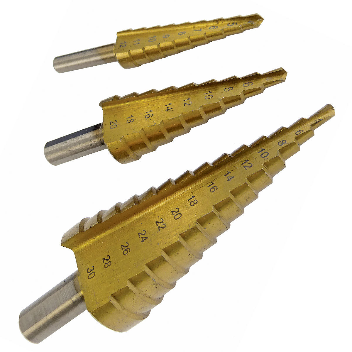 HSS Step Drill Set 3 Piece