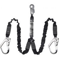 EL2 - ELASTICATED FALL ARREST LANYARD TWIN LEG