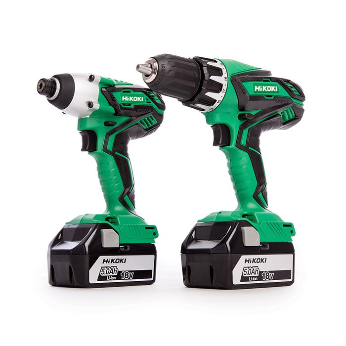 Hikoki KC18DGL 18V 5.0Ah 2 Piece Cordless Kit