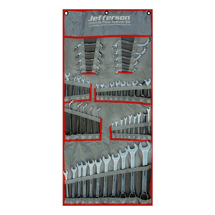 50 Piece Combination Spanner Set Metric