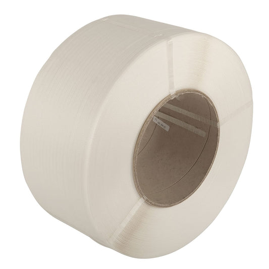 Strapping Polypropylene Hand Strapping 12mm x 0.9mm x 1000m – White
