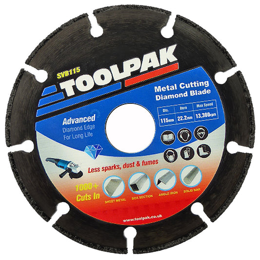 115mm Metal Cutting Disc: Super Thin Diamond Blade