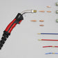 ECO25-5 Welding Torch 280 Amp  X 5mtr Bladeswitch C/W Euro Fitting