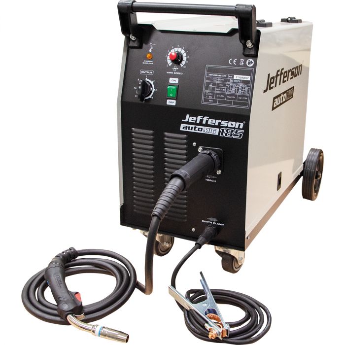 185 AMP Gas / Gasless MIG Welder (230V)